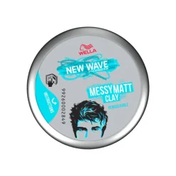Wella New Wave Messy Matt Clay Haarclay 75 ML