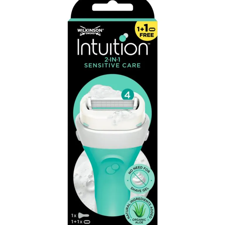 Wilkinson Sword Intuition Sensitive Care Scheerapparaat 1+1 gratis navulmesje