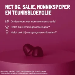 Yummygums Hormone Support gummies - suikervrij - 60 stuks