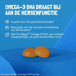 Yummygums Kids Vegan Omega-3 Suikerarm 45 stuks