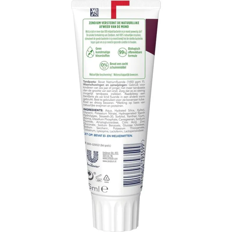Zendium Sensitive Tandpasta 75 ML