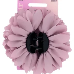 Zenner Haarklem Bloem Stof Roze