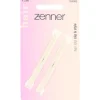 Zenner Haarklem speld zilver 2x