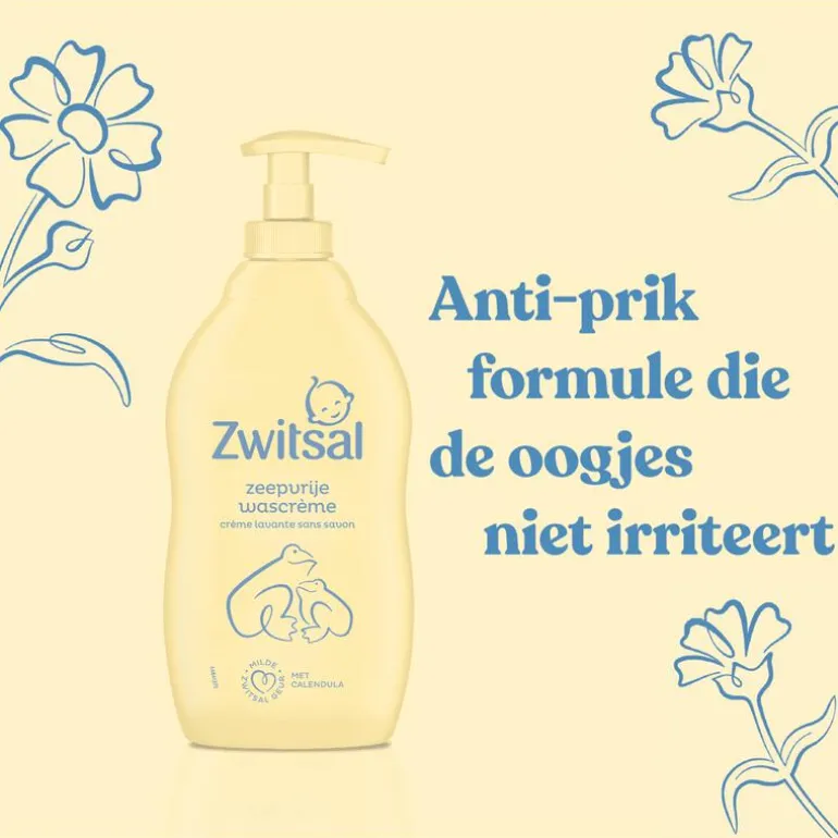 Zwitsal Zeepvrije Wascrème 400 ML